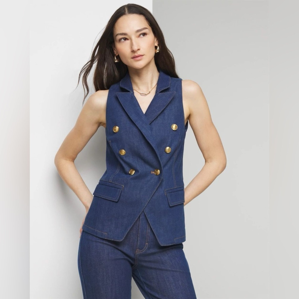 WHIBM Denim Suiting Vest